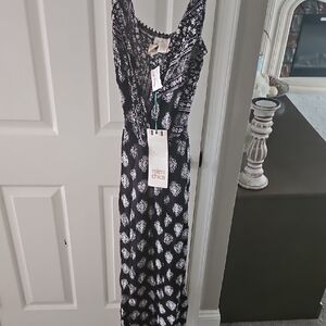 Mimi Chica Black and White Jumpsuit